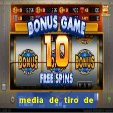 media de tiro de meta por jogo