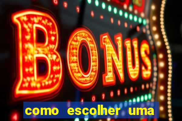 como escolher uma boa cartela de bingo