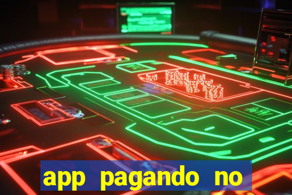 app pagando no cadastro via pix