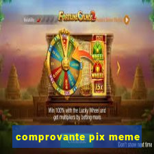 comprovante pix meme