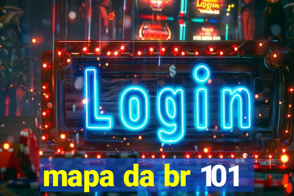 mapa da br 101