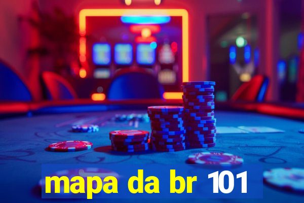 mapa da br 101