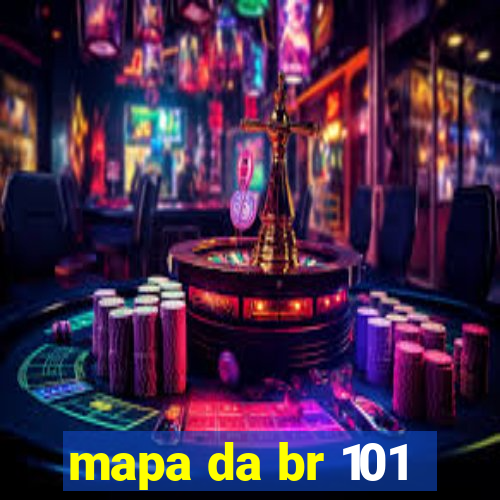 mapa da br 101