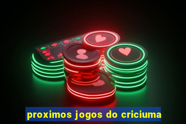 proximos jogos do criciuma