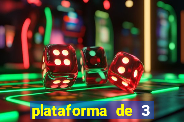 plataforma de 3 reais jogo