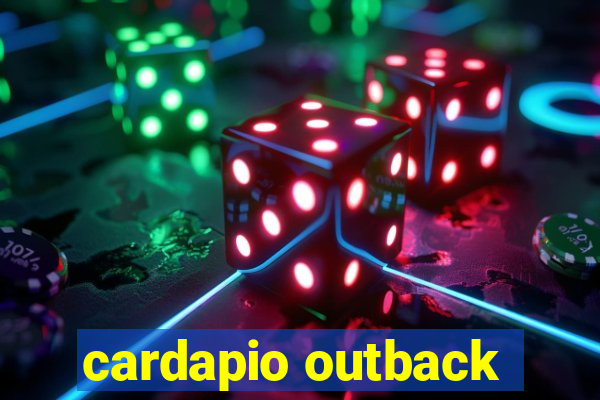 cardapio outback