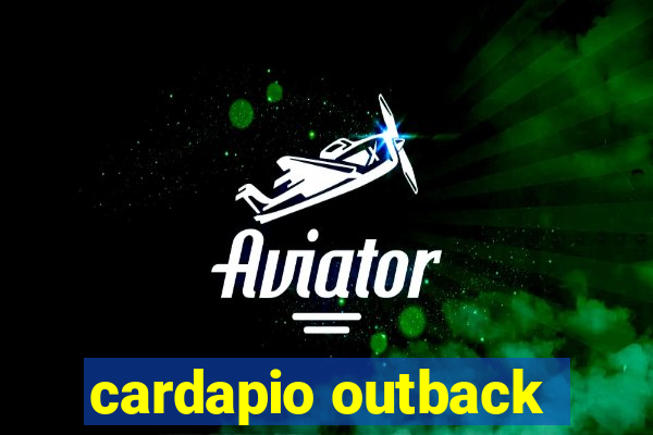 cardapio outback