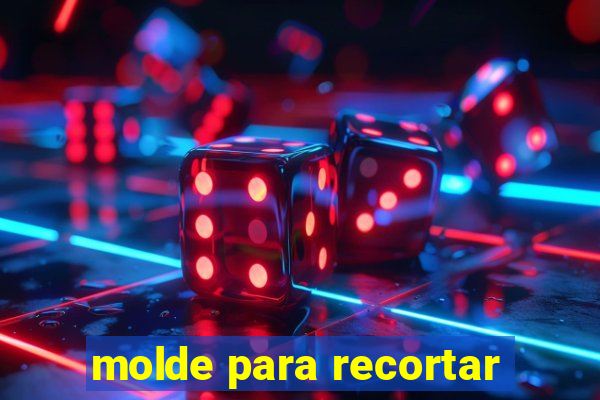 molde para recortar