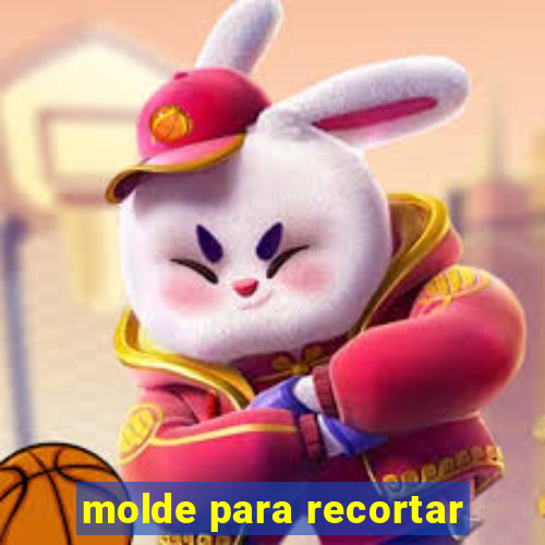 molde para recortar