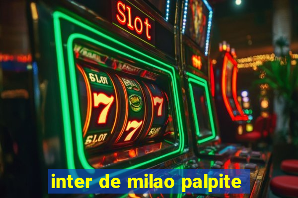 inter de milao palpite