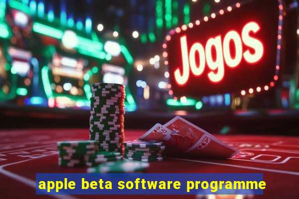 apple beta software programme