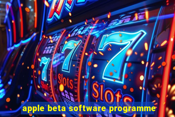 apple beta software programme