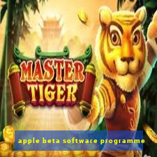 apple beta software programme