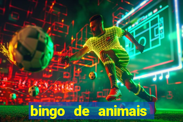 bingo de animais para educa??o infantil