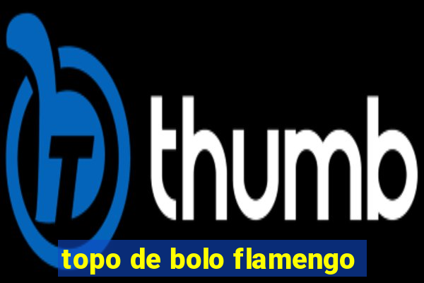 topo de bolo flamengo