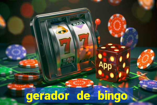 gerador de bingo cha de bebe