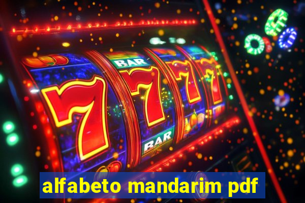 alfabeto mandarim pdf