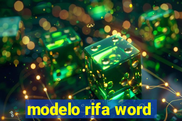 modelo rifa word