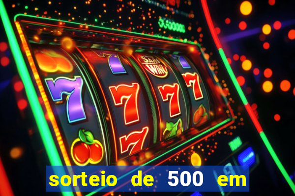 sorteio de 500 em cash toda segunda feira novibet