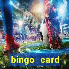 bingo card generator with pictures