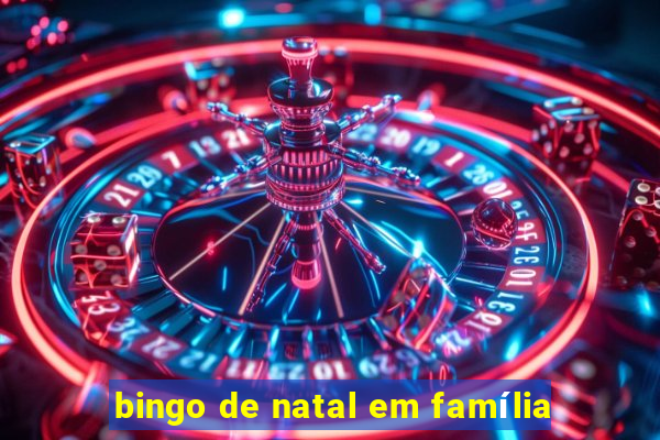 bingo de natal em família