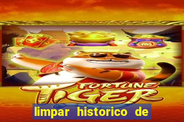 limpar historico de apostas bet365