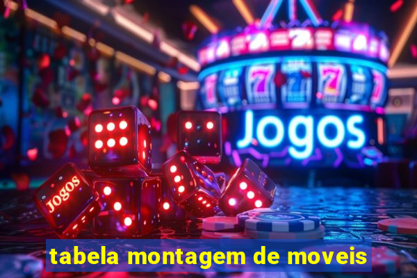 tabela montagem de moveis