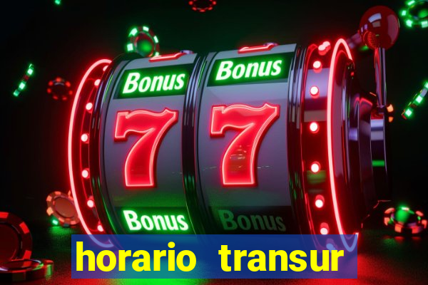 horario transur roleta santos dumont juiz de fora