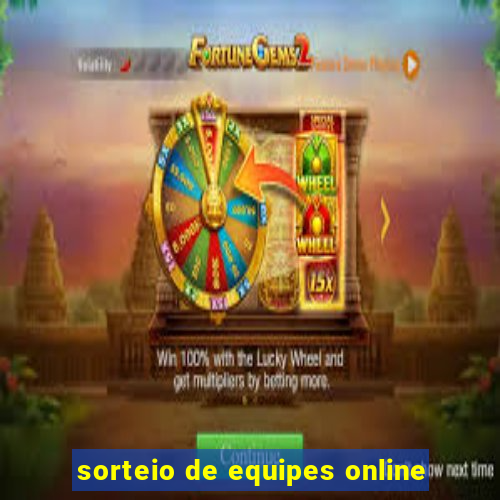 sorteio de equipes online