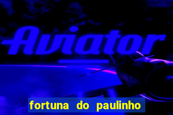 fortuna do paulinho do roupa nova