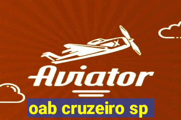 oab cruzeiro sp