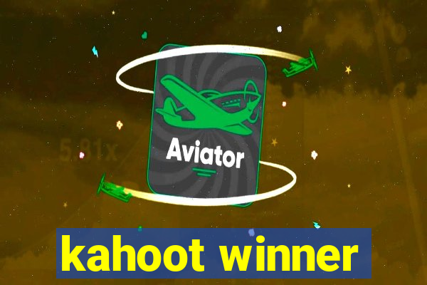 kahoot winner