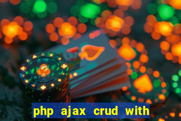 php ajax crud with datatables and bootstrap modals