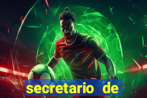 secretario de esporte salario