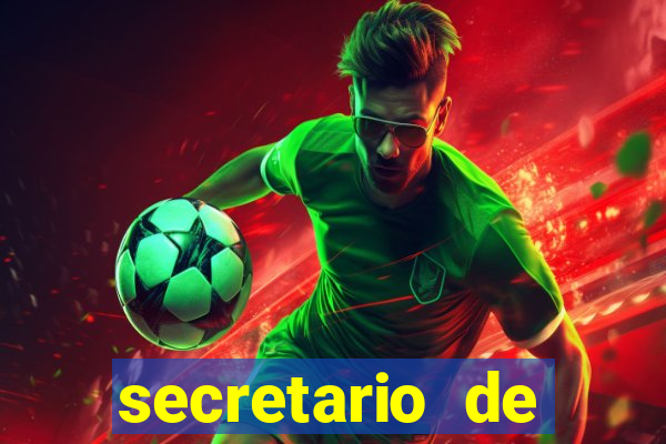 secretario de esporte salario