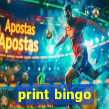 print bingo