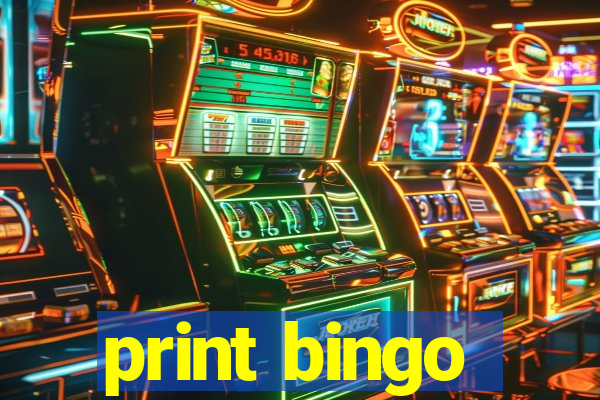 print bingo