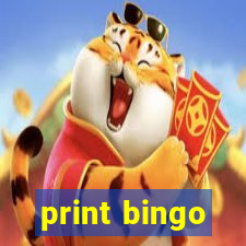 print bingo