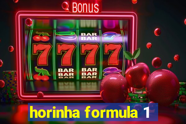 horinha formula 1