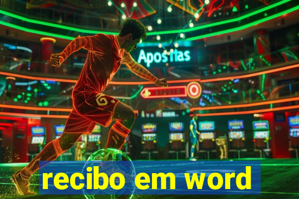 recibo em word