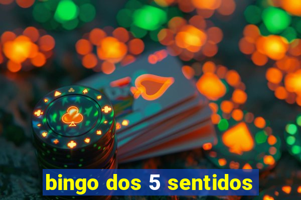 bingo dos 5 sentidos