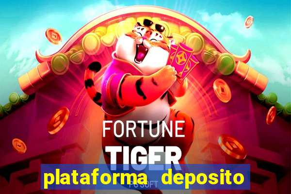 plataforma deposito 1 real fortune tiger