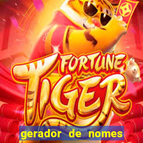 gerador de nomes para jogos