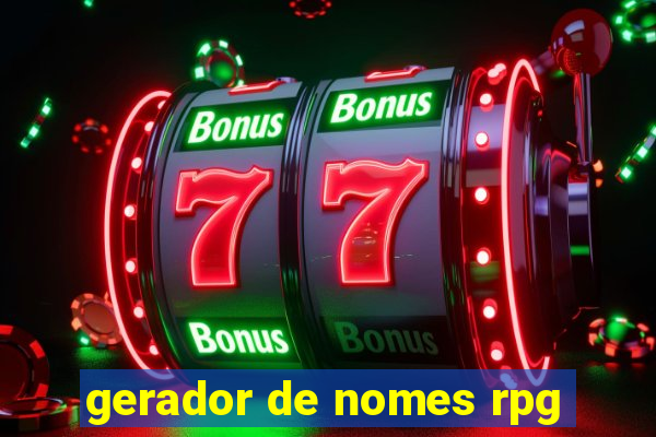 gerador de nomes rpg