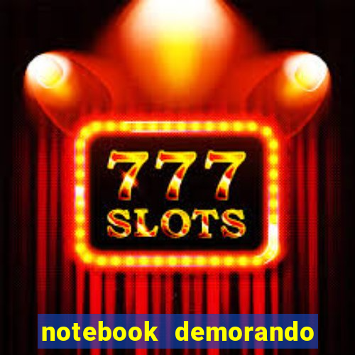 notebook demorando para ligar tela preta