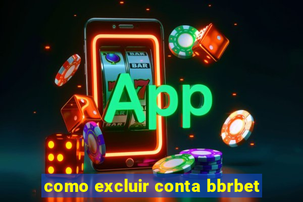 como excluir conta bbrbet