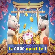 tv 0800 sport tv 1