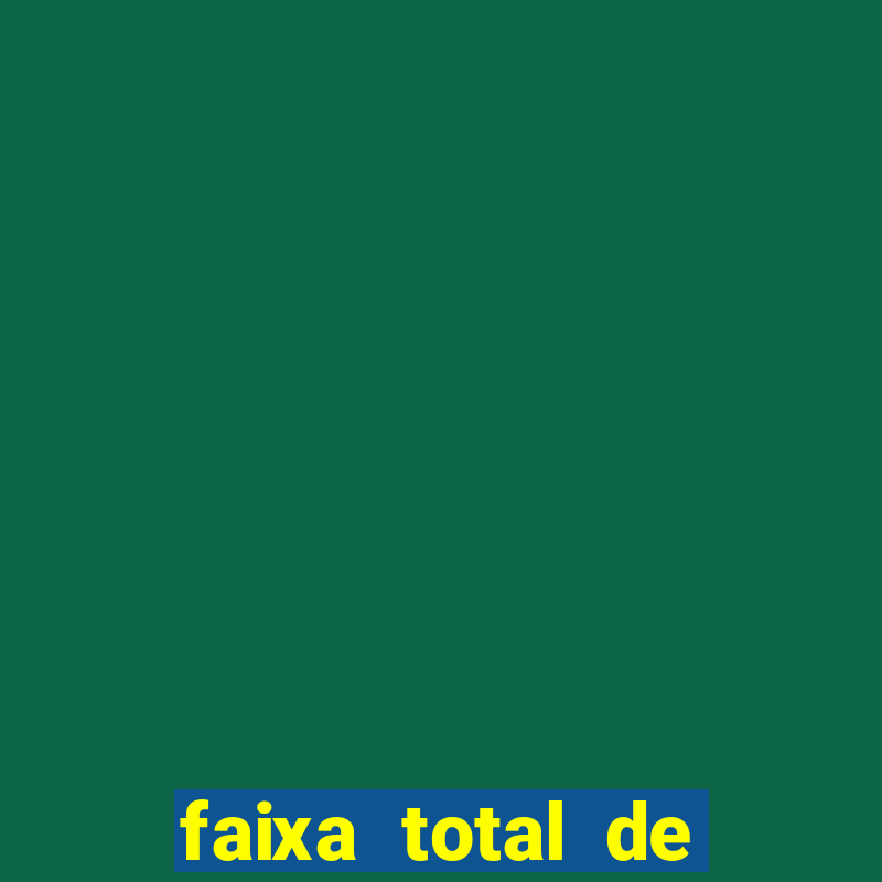 faixa total de gols 2 3 o que significa