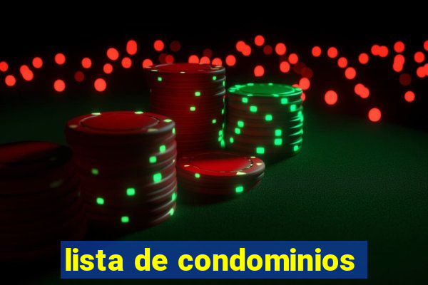 lista de condominios