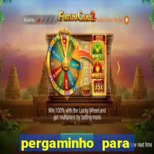 pergaminho para escrever dentro